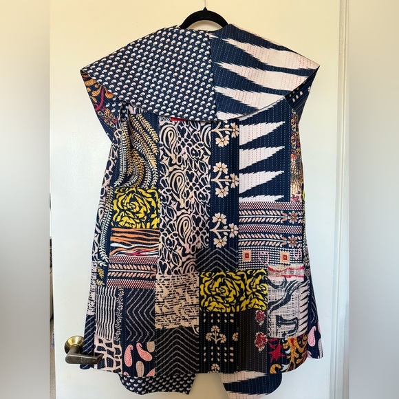 NWOT MISSLOOK Cotton Polyester Sleeveless Multicolor  Vest in Size 2XL - Picture 9 of 12